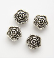 Flat Flower Spacer Bead